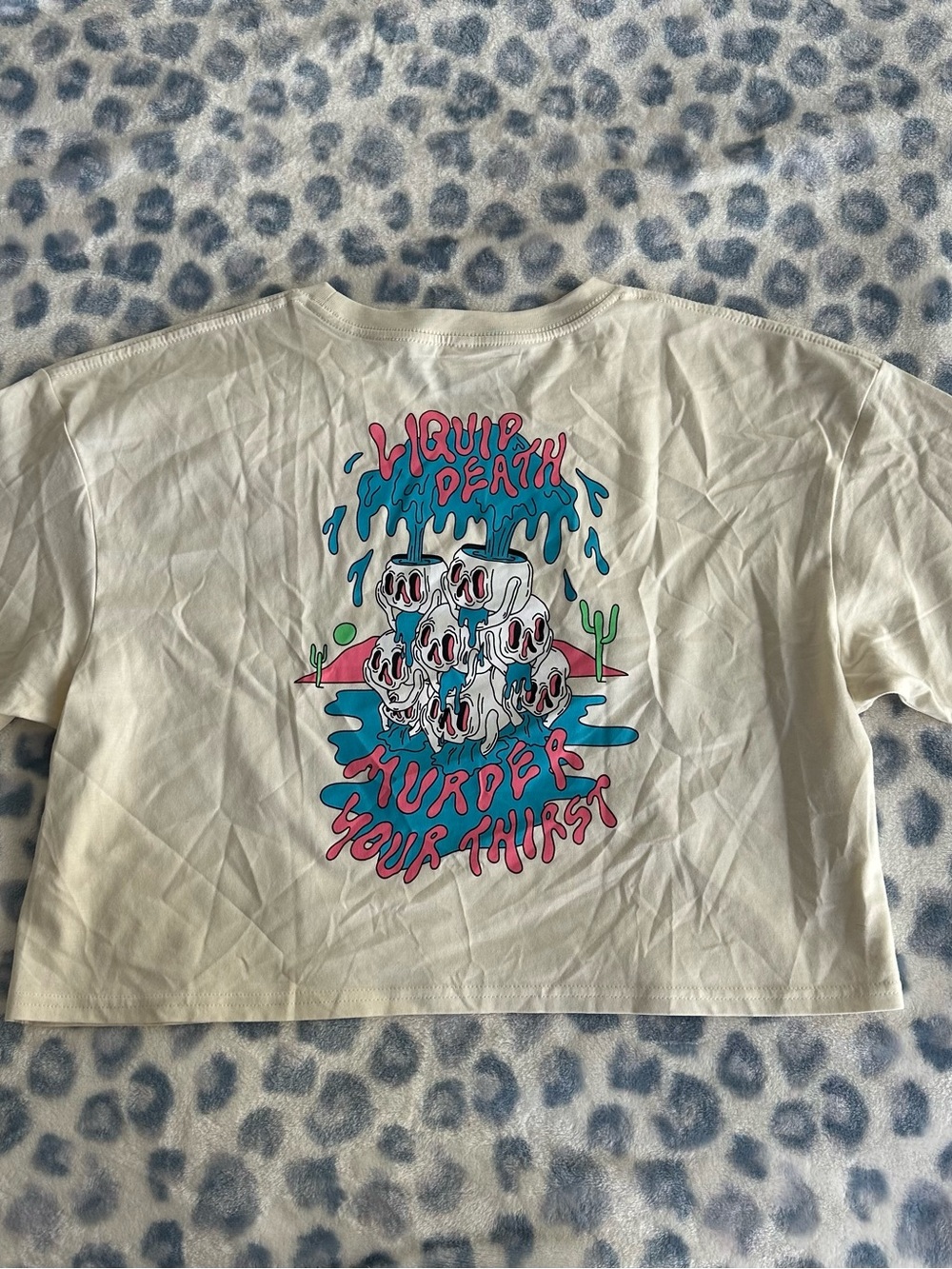 Liquid Death Crop Tee - NEW